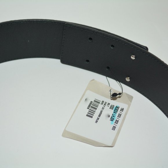 NWT GUCCI CROCODILE HORSEBIT WAIST BELT
